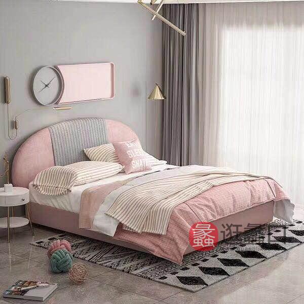  诺轩阁家具美式软床美式卧室床颜色尺寸都好定做