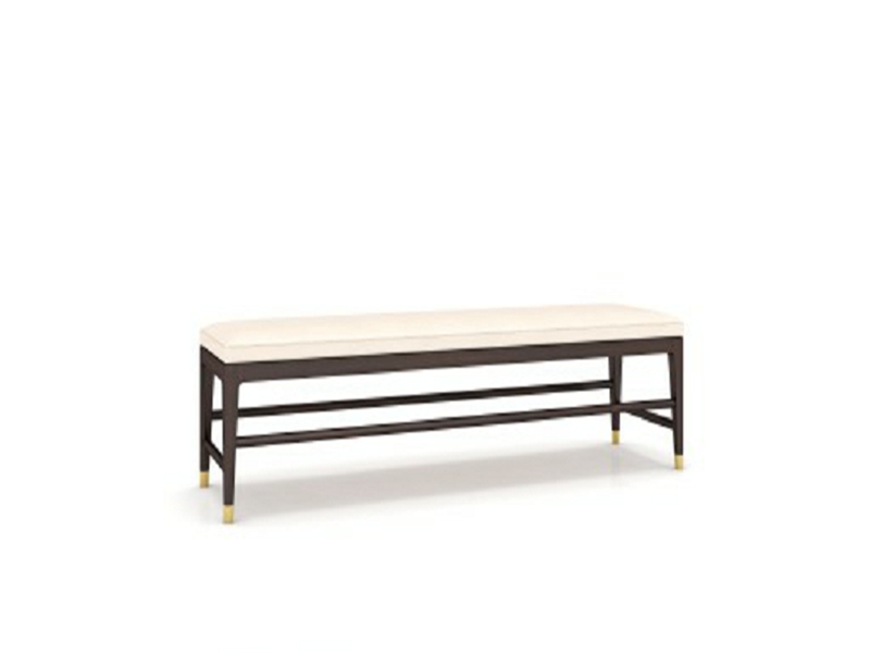 澜起家具新中式实木现代简约软包长凳卧室床尾凳CD-01