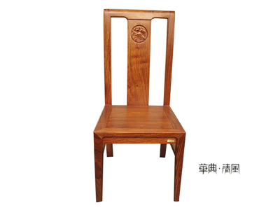 华典清风·欧尚格家居新中式餐厅红木刺猬紫檀餐桌椅