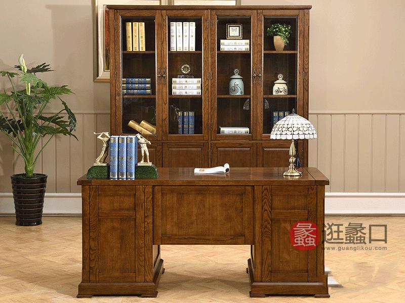 奥斯汀家具美式套房实木家具经典优雅书桌椅组合