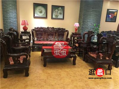 晶艺红木家具中式古典客厅1+2+3沙发