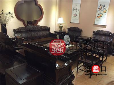 晶艺红木家具中式古典客厅1+2+3沙发/茶几
