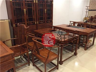 林忆轩红木家具中式古典餐厅红木餐桌椅