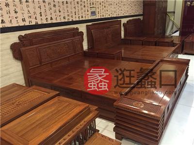 林忆轩红木家具中式古典卧室床