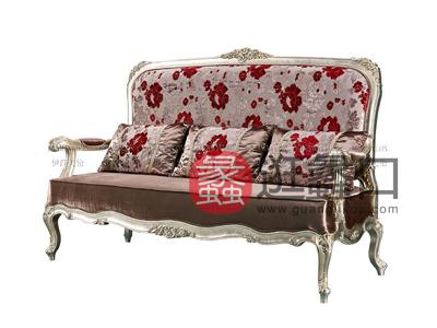健辉家居·伊莎美伦家具欧式新古典家具欧式客厅榉木三人位沙发ML013