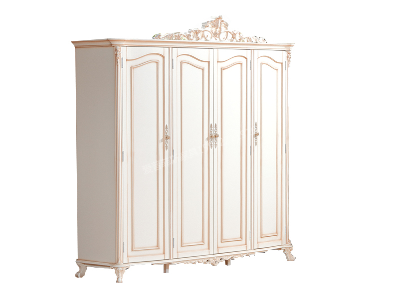 爱普菲斯家具欧式古白色实木E20#衣柜