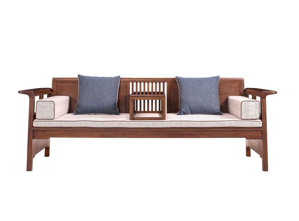 柏森优品LD+实木中式客厅沙发S3711