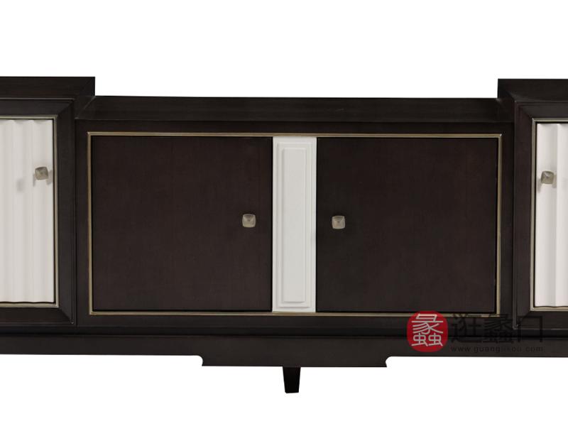 名耀别墅定制家具轻奢美式客厅电视机柜布莱美系列B-DS-001时尚电视柜