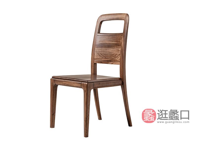苏院家具新中式餐厅餐桌椅实木餐椅D8204餐椅