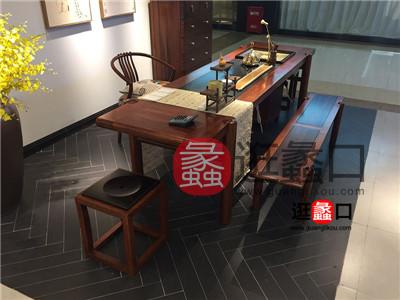 美廷纯璞家具新中式北欧实木书房书桌椅