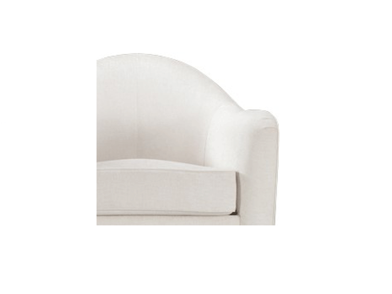诺思家具美式客厅沙发混纺棉麻M802单人沙发