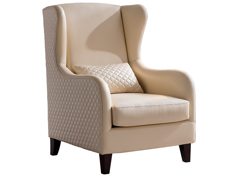 威灵顿家具美式客厅沙发简美休闲椅现代轻奢真皮沙发椅阳台简约美式老虎椅Y801-29