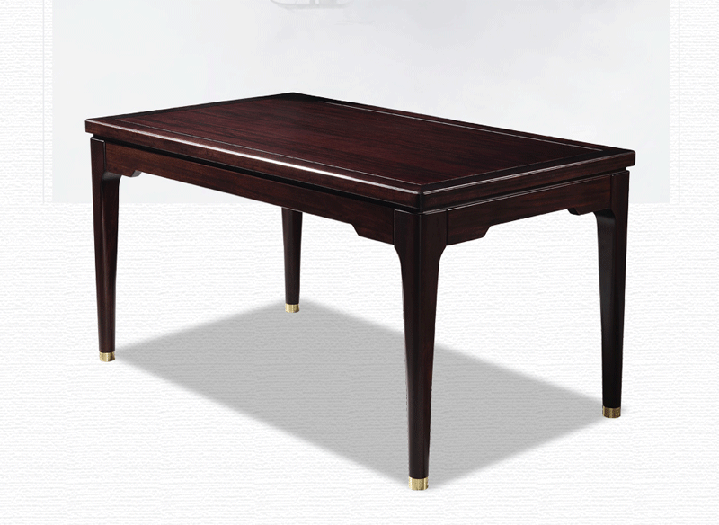 实木餐桌椅组合套装 新中式餐桌 全实木金檀木 吃饭桌 现代简约 中式家具 单餐桌 餐桌TX602CZ