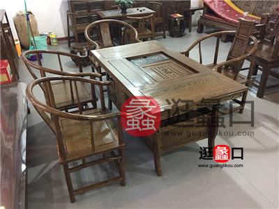 东升红木家具中式古典餐厅实木（红木）茶餐桌椅